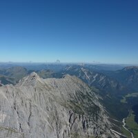 Blick Richtung Guffert mit Bettlerkarspitze, Unnütz und Rofan | 02.10.2011 | 12:14 Uhr