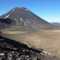 South Crater vor Mount Ngauruhoe | 25.12.2011 |  8:46 Uhr