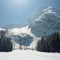 Blick zurück Richtung Brendlkar und Vorderer Tajakopf | 01.04.2013 | 13:23 Uhr