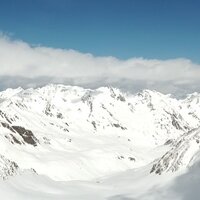 Panorama von Südwest bis Nordost mit Grubenwand, Zischgeles | 13.04.2013 | 11:39 Uhr