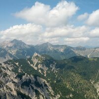 Rappenklammspitze vor Soierngruppe | 15.08.2013 | 12:51 Uhr