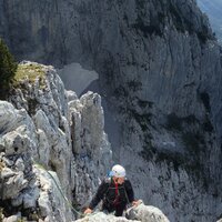 Daniel am Ende der 15. Seillänge | 22.06.2014 | 16:04 Uhr