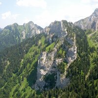 Aussicht vom Stand nach der fünften Seillänge | 11.07.2015 | 13:38 Uhr