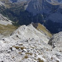 Blick zurück auf den Südgrat | 21.09.2015 | 13:01 Uhr