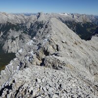 Östliche Praxmarerkarspitze von der Westlichen Praxmarerkarspitze | 21.09.2015 | 13:13 Uhr