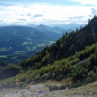 Ausblick vom Stand nach der ersten Seillänge | 03.10.2015 |  9:29 Uhr