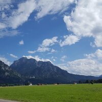 Schloss Neuschwanstein vor 12-Apostel-Grat | 29.07.2016 | 17:17 Uhr