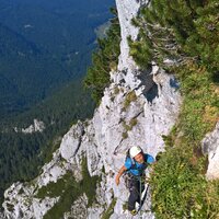 Daniel in der fünften Seillänge | 27.08.2016 | 15:07 Uhr