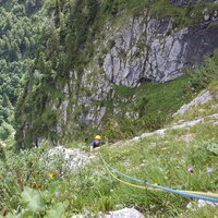 Josef folgt in der dritten Seillänge | 29.07.2017 | 12:42 Uhr