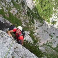 Daniel folgt in der sechsten Seillänge | 29.07.2017 | 14:33 Uhr