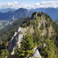 Rückblick über den Grat bis zum Kofel | 21.09.2017 | 13:59 Uhr