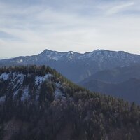 Blaubergkamm, dahinter Guffert | 31.10.2017 | 13:41 Uhr