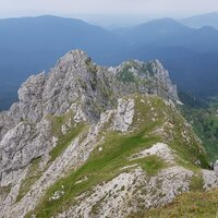 Kleine Klammspitze von der Großen Klammspitze | 08.07.2018 | 13:15 Uhr