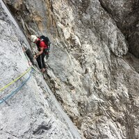 Daniel in der vierzehnten Seillänge | 29.07.2018 | 12:22 Uhr