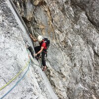 Daniel in der vierzehnten Seillänge | 29.07.2018 | 12:23 Uhr