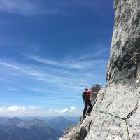 Daniel in der zweiundzwanzigsten Seillänge | 29.07.2018 | 13:52 Uhr