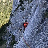 Daniel folgt in der achten Seillänge | 30.06.2019 | 13:12 Uhr