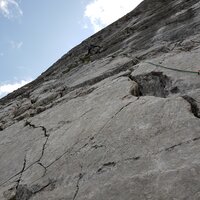 Benjamin in der ersten Seillänge | 04.08.2019 | 11:06 Uhr