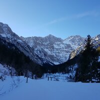 Klassisches Foto vom ersten Blick ins Tortal | 22.02.2020 |  9:38 Uhr