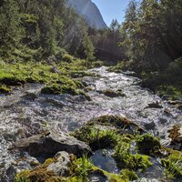 Gleirschbach am Mountainbike-Parkplatz | 07.08.2020 | 18:03 Uhr