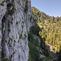 Am Stand nach der zweiten Seillänge | 09.08.2020 | 12:38 Uhr