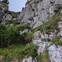 Benjamin in der fünften Seillänge | 09.08.2020 | 13:58 Uhr