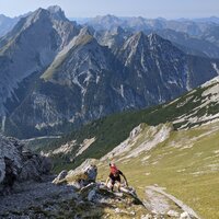 Julian beim Aufstieg zum Steinfalk | 13.09.2020 | 14:43 Uhr