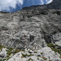 Bruno in der fünften Seillänge (6c) | 01.08.2022 | 10:24 Uhr