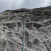 Bruno in der siebten Seillänge (6a+) | 01.08.2022 | 11:13 Uhr