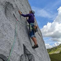 Alfred in der achten Seillänge der »Üfüüfzg« | 02.08.2022 | 11:49 Uhr