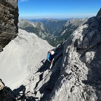 Daniel traversiert vor dem Johannestal | 14.08.2022 | 11:58 Uhr