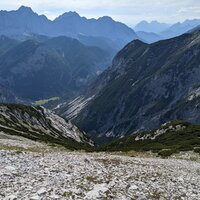 Hier öffnet sich die Abstiegsrinne | 14.08.2022 | 16:20 Uhr