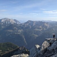 Julian kurz unterhalb des Gipfels | 29.10.2022 | 11:40 Uhr